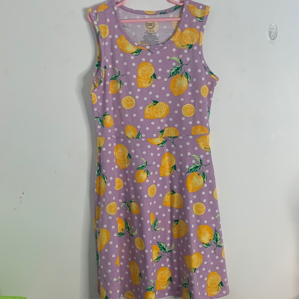 Wonder Nation Casual Kids Lavender Dress